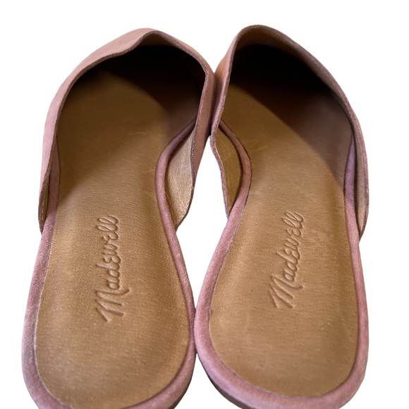 Madewell Remi Dusty pink suede Slip Mule size 8.5 - Picture 3 of 8